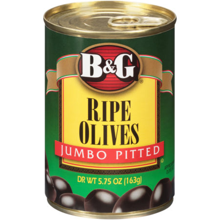 Jumbo Pitted Black Olives - B&G Condiments