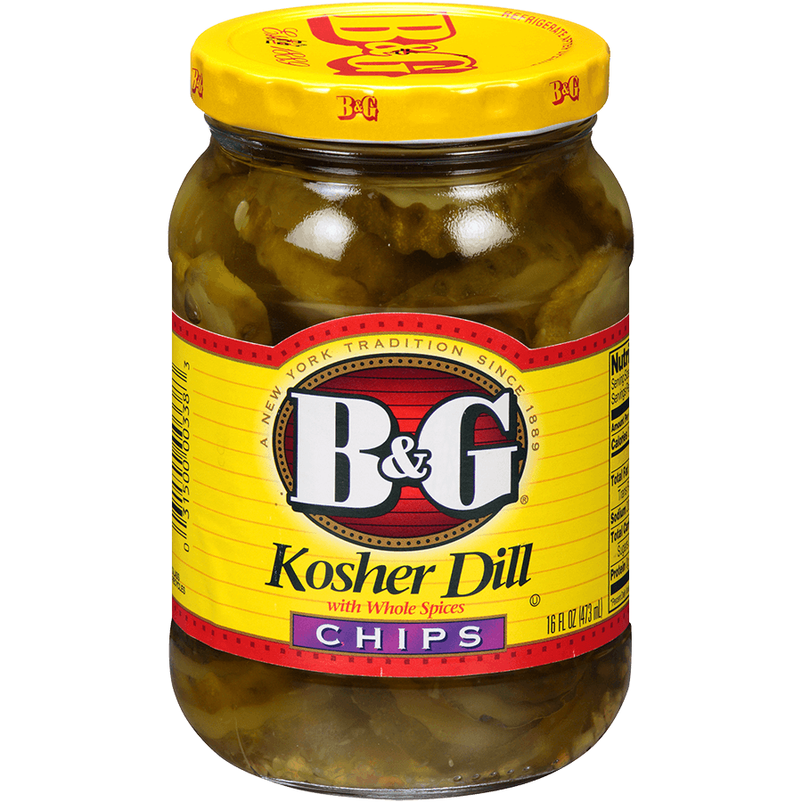 Centraliseren Een trouwe Onbekwaamheid Kosher Dill Pickle Chips - B&G Condiments
